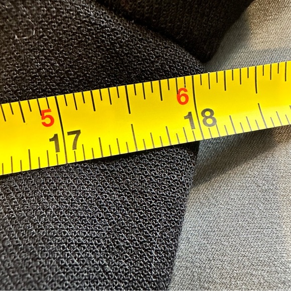 Zara Classic concepts wool blend coat sz 44/12 Black Zip Up Pockets Md In Spain - Picture 12 of 16